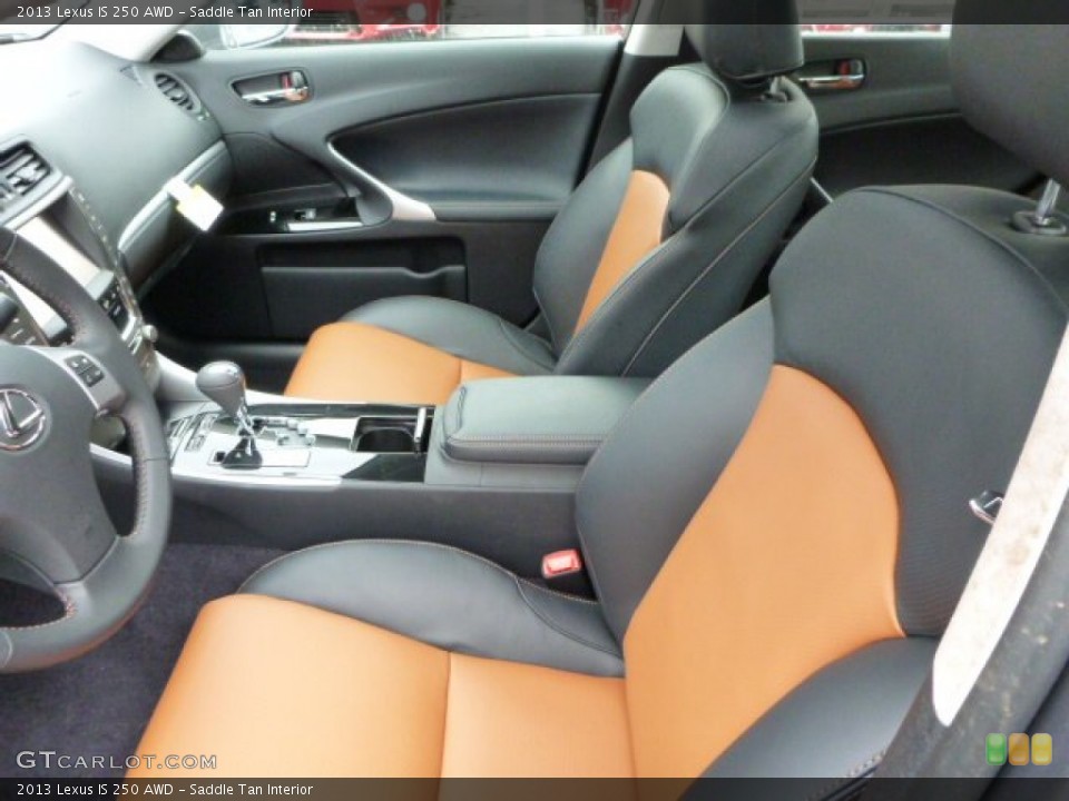 Saddle Tan Interior Photo for the 2013 Lexus IS 250 AWD #77288283