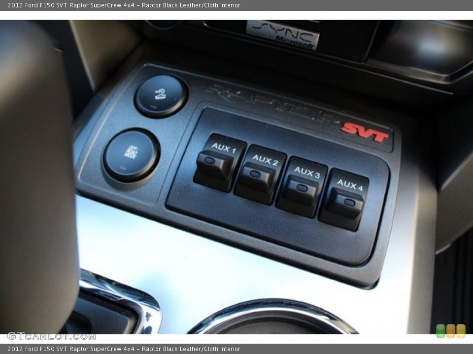 Raptor Black Leather/Cloth Interior Controls for the 2012 Ford F150 SVT Raptor SuperCrew 4x4 #77288925