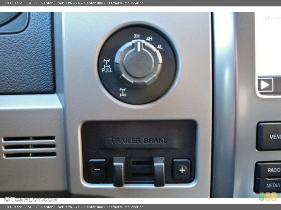 Raptor Black Leather/Cloth Interior Controls for the 2012 Ford F150 SVT Raptor SuperCrew 4x4 #77288942