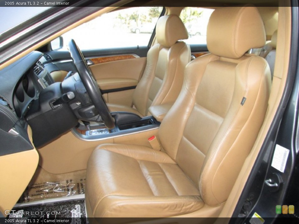 Camel Interior Front Seat for the 2005 Acura TL 3.2 #77289138