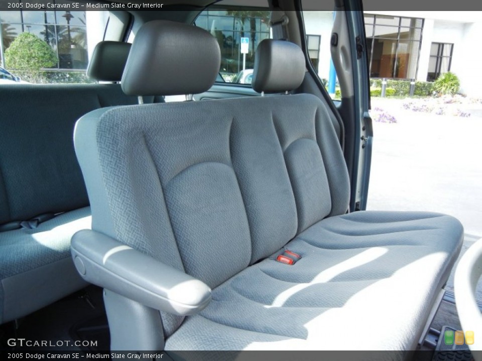 Medium Slate Gray Interior Rear Seat for the 2005 Dodge Caravan SE #77289237