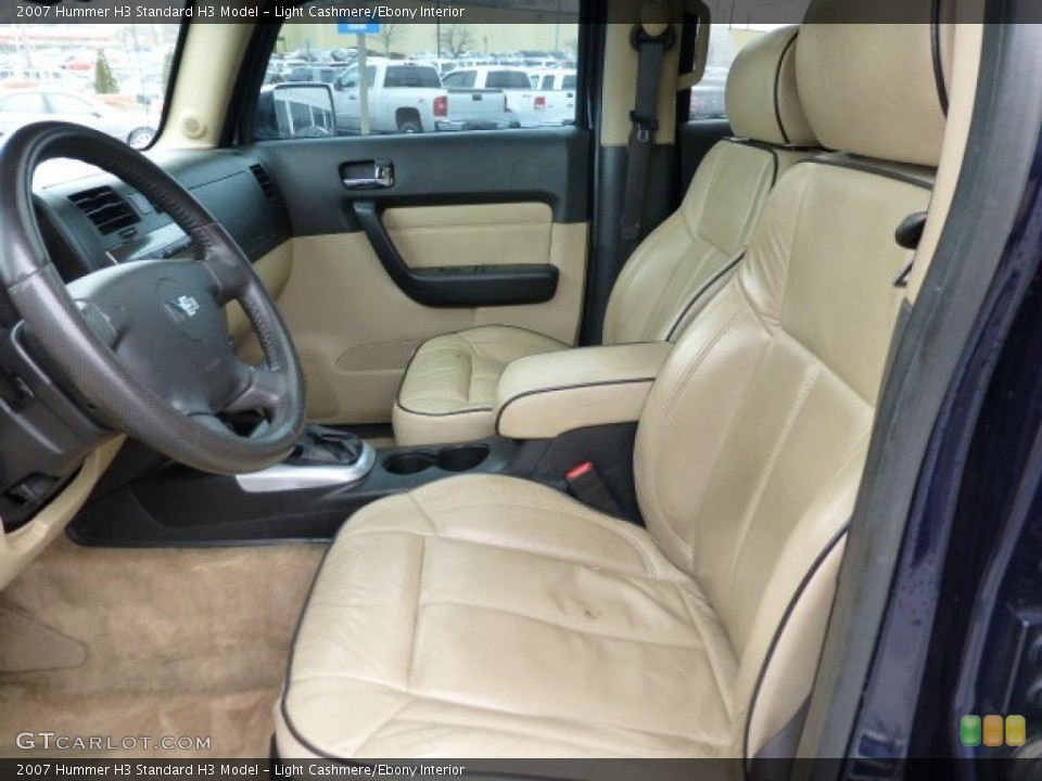 Light Cashmere/Ebony Interior Photo for the 2007 Hummer H3  #77290086
