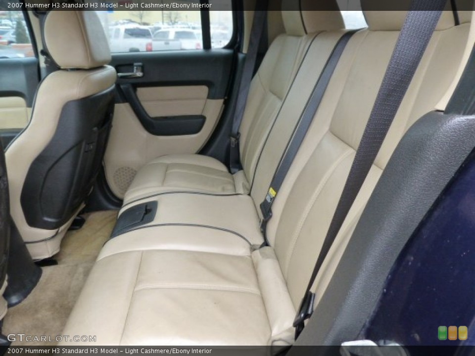 Light Cashmere/Ebony Interior Rear Seat for the 2007 Hummer H3  #77290098