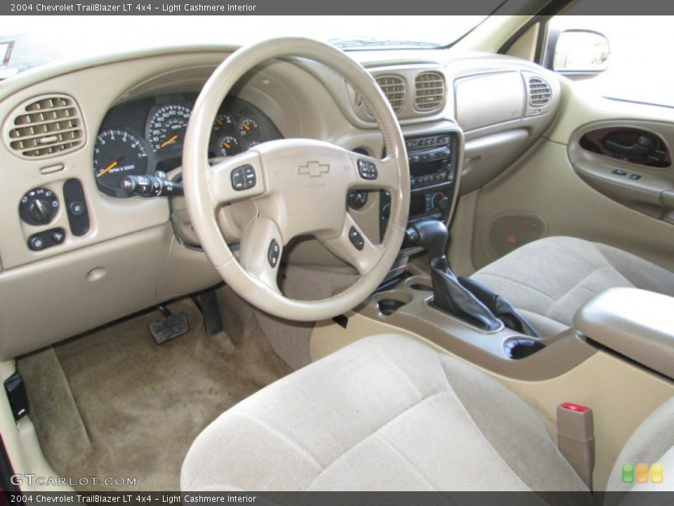 Light Cashmere Interior Prime Interior for the 2004 Chevrolet TrailBlazer LT 4x4 #77290107