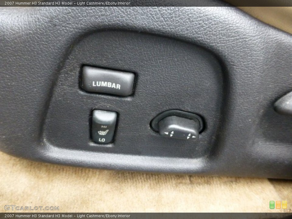 Light Cashmere/Ebony Interior Controls for the 2007 Hummer H3  #77290180