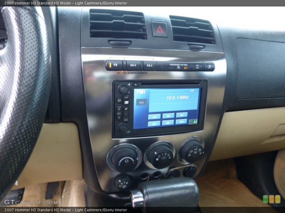 Light Cashmere/Ebony Interior Controls for the 2007 Hummer H3  #77290236