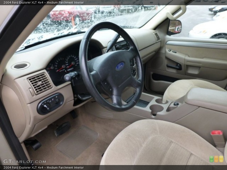 Medium Parchment Interior Prime Interior for the 2004 Ford Explorer XLT 4x4 #77291097