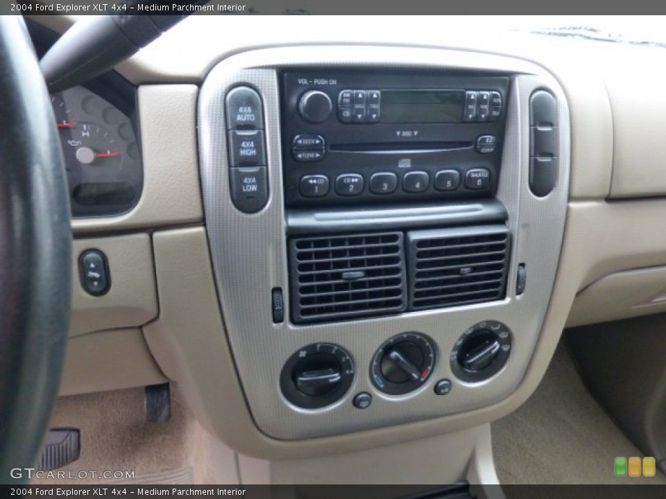 Medium Parchment Interior Controls for the 2004 Ford Explorer XLT 4x4 #77291126