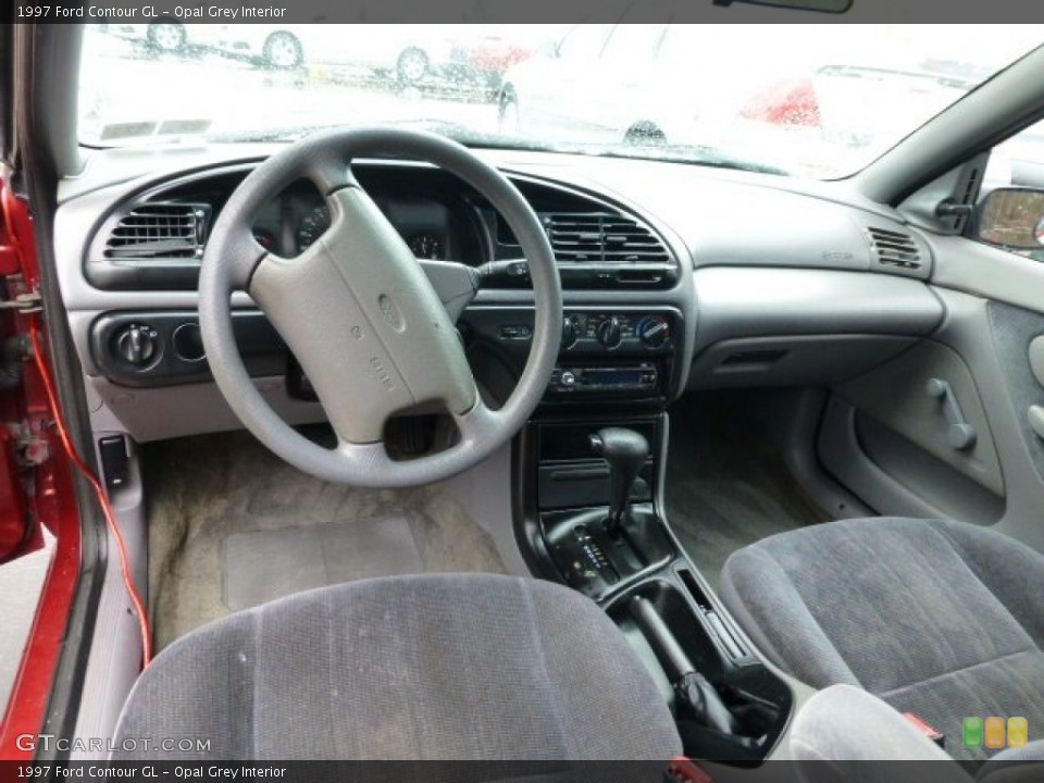 Opal Grey 1997 Ford Contour Interiors