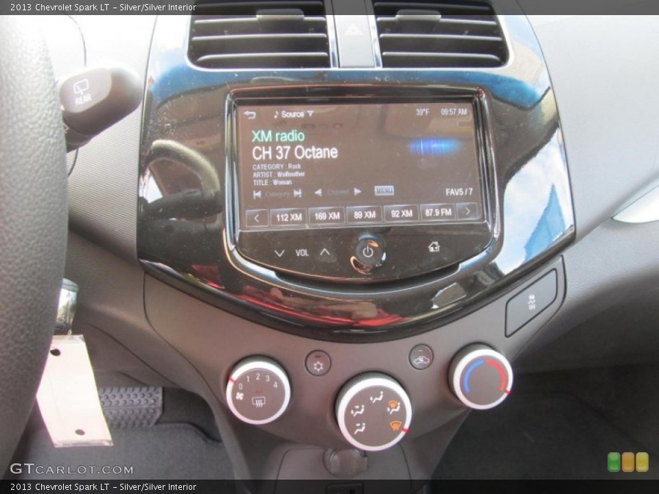 Silver/Silver Interior Controls for the 2013 Chevrolet Spark LT #77291973