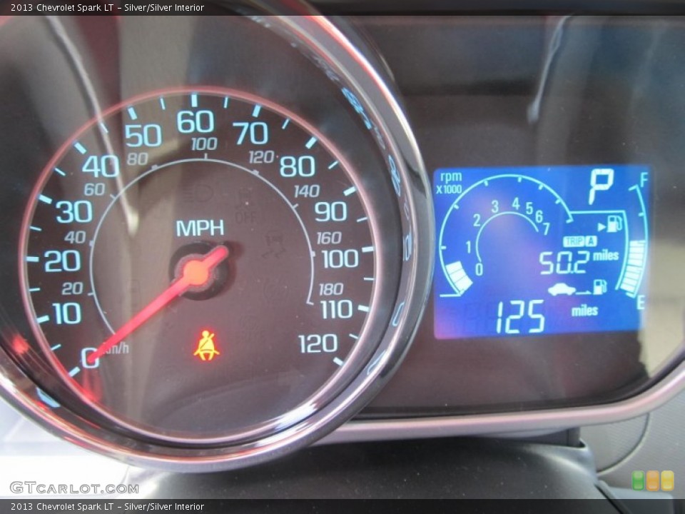 Silver/Silver Interior Gauges for the 2013 Chevrolet Spark LT #77292054