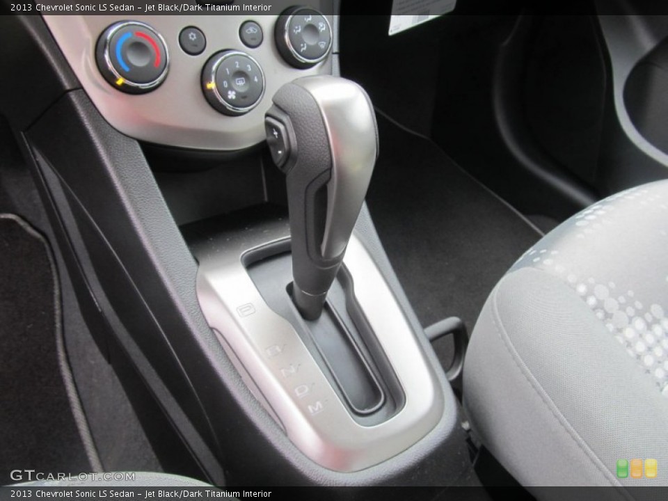 Jet Black/Dark Titanium Interior Transmission for the 2013 Chevrolet Sonic LS Sedan #77292489