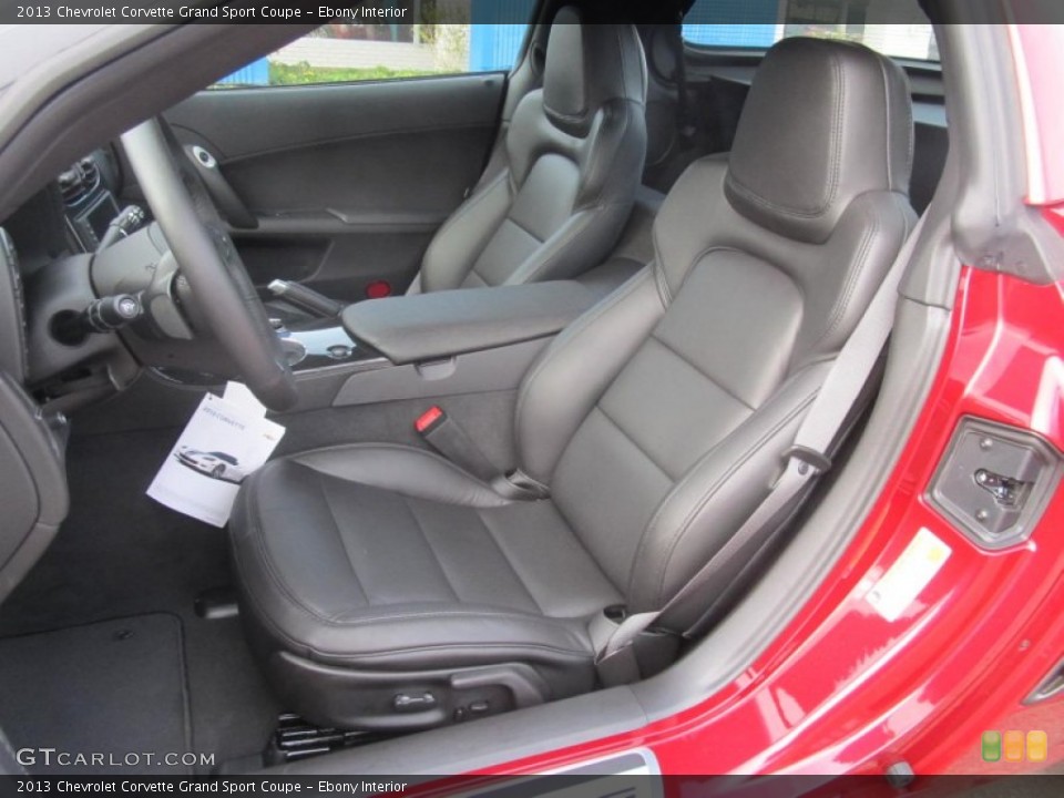 Ebony Interior Photo for the 2013 Chevrolet Corvette Grand Sport Coupe #77293320