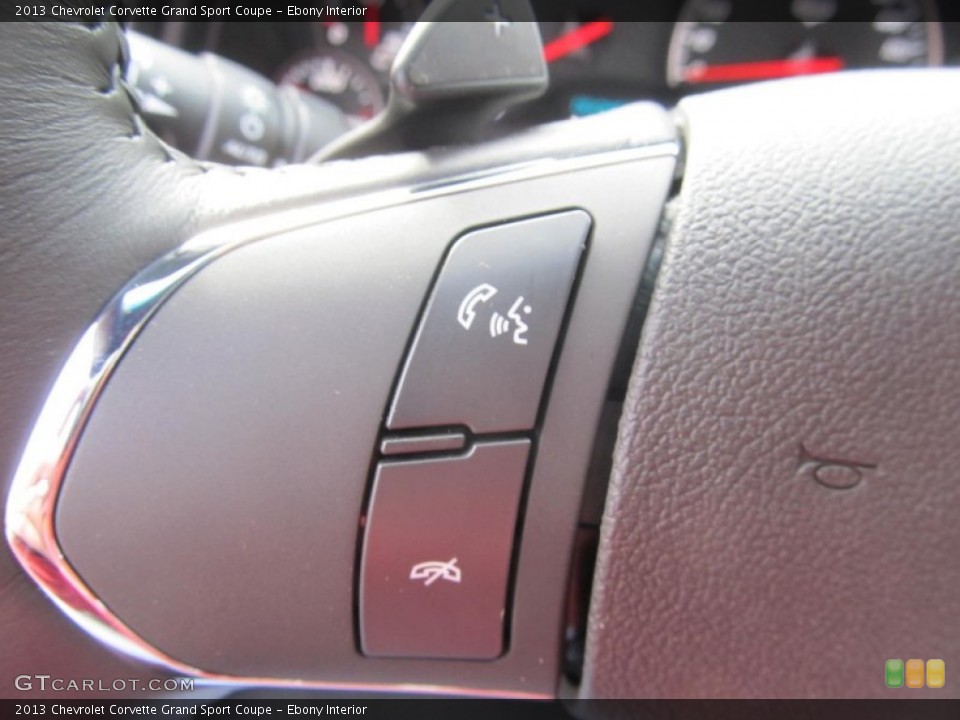 Ebony Interior Controls for the 2013 Chevrolet Corvette Grand Sport Coupe #77293455