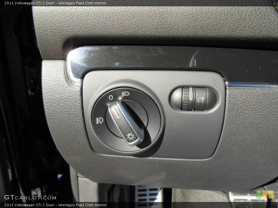 Interlagos Plaid Cloth Interior Controls for the 2013 Volkswagen GTI 2 Door #77295626