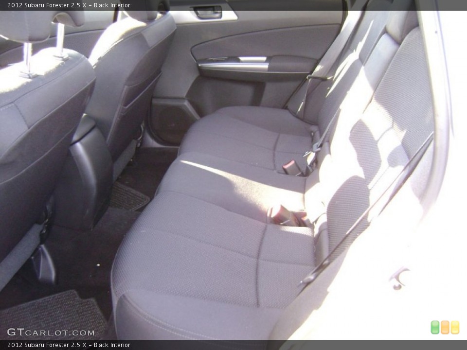 Black Interior Rear Seat for the 2012 Subaru Forester 2.5 X #77295950