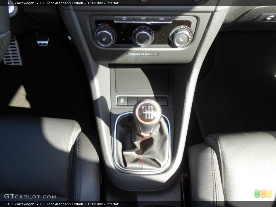 Titan Black Interior Transmission for the 2013 Volkswagen GTI 4 Door Autobahn Edition #77296686