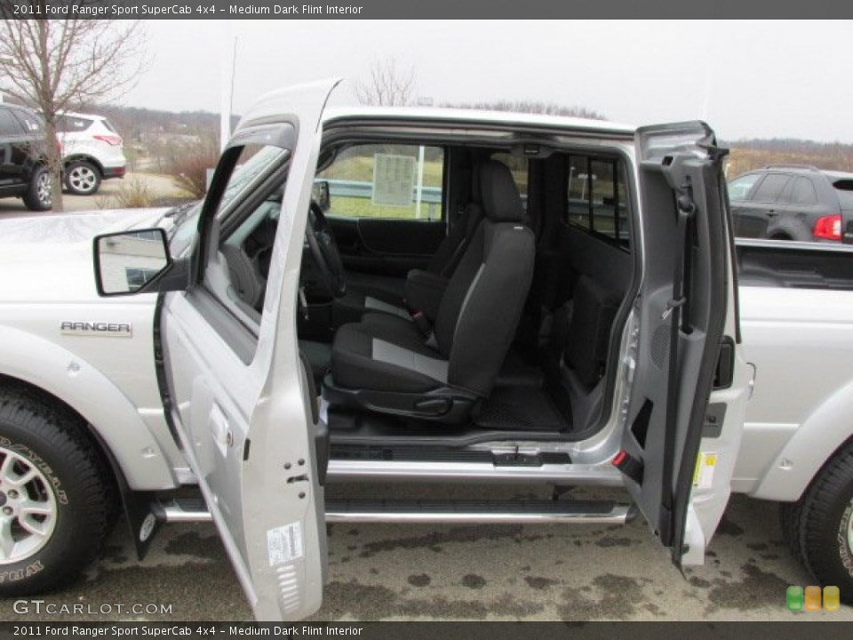 Medium Dark Flint Interior Photo for the 2011 Ford Ranger Sport SuperCab 4x4 #77296725