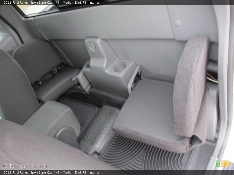 Medium Dark Flint Interior Rear Seat for the 2011 Ford Ranger Sport SuperCab 4x4 #77296747