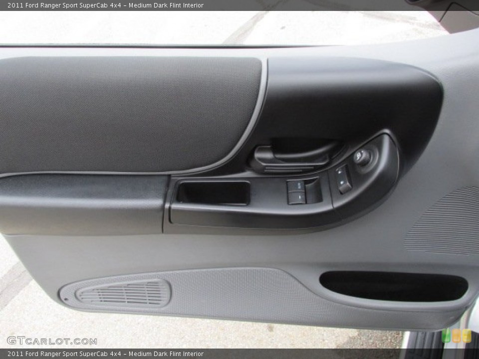 Medium Dark Flint Interior Door Panel for the 2011 Ford Ranger Sport SuperCab 4x4 #77296809