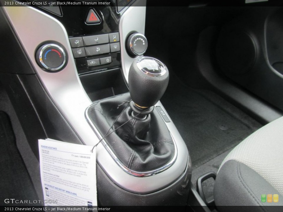 Jet Black/Medium Titanium Interior Transmission for the 2013 Chevrolet Cruze LS #77296971