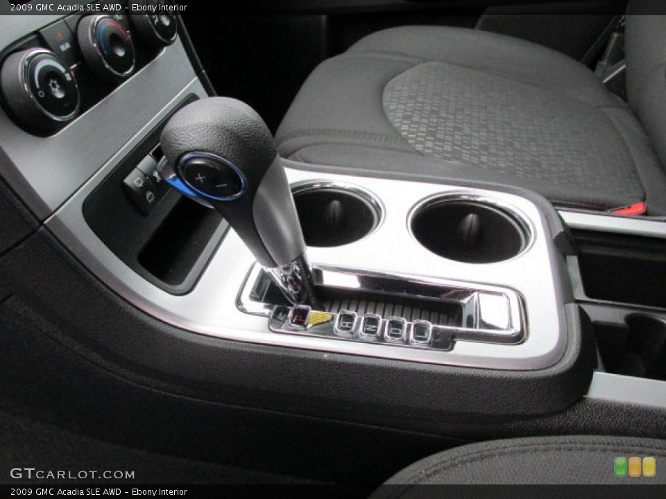 Ebony Interior Transmission for the 2009 GMC Acadia SLE AWD #77296999