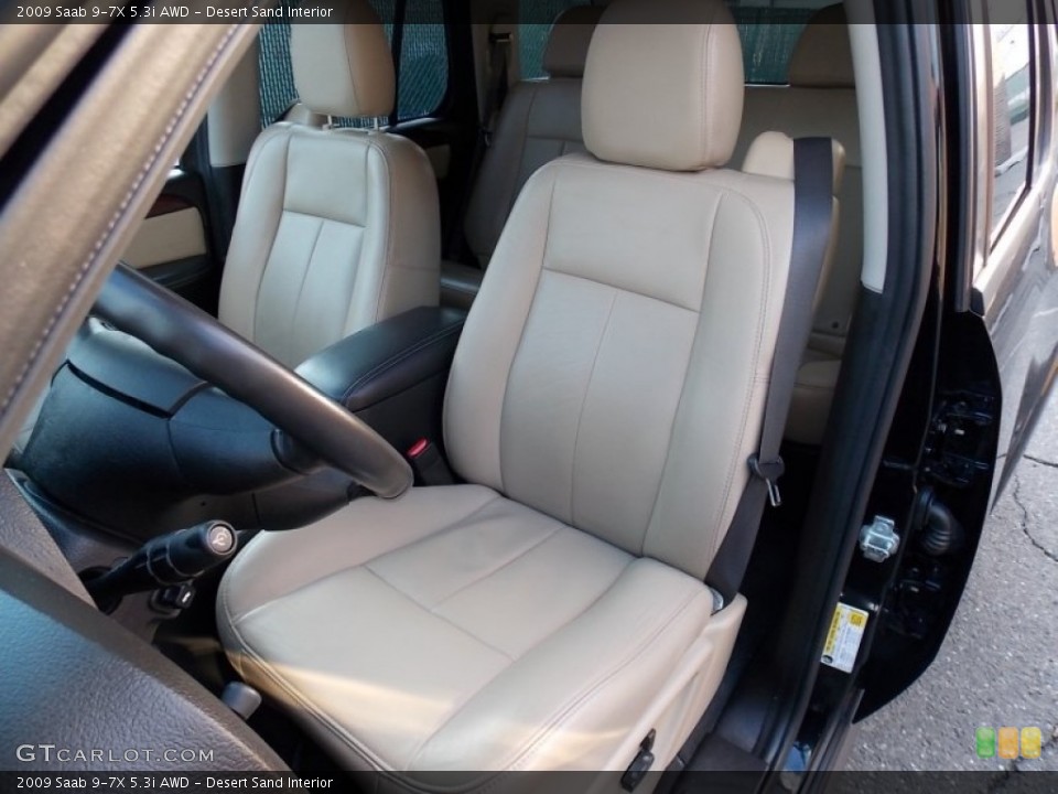 Desert Sand Interior Front Seat for the 2009 Saab 9-7X 5.3i AWD #77297293