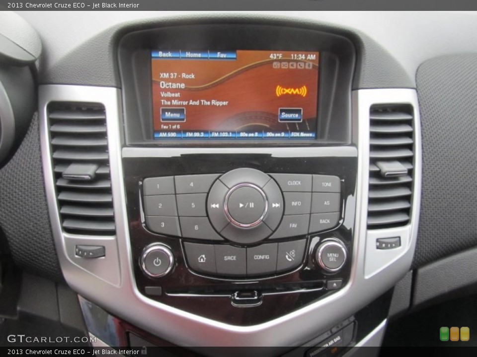 Jet Black Interior Controls for the 2013 Chevrolet Cruze ECO #77297868