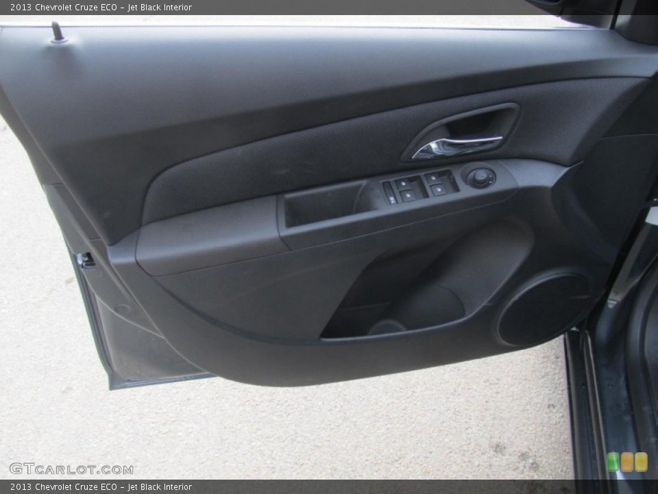 Jet Black Interior Door Panel for the 2013 Chevrolet Cruze ECO #77298795