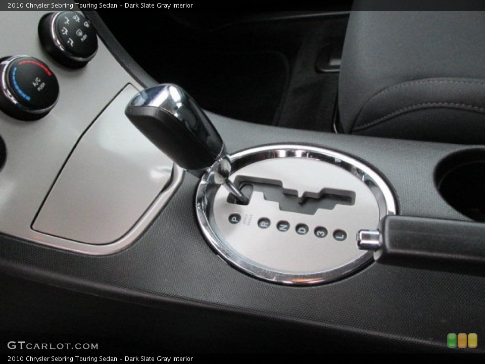 Dark Slate Gray Interior Transmission for the 2010 Chrysler Sebring Touring Sedan #77298816