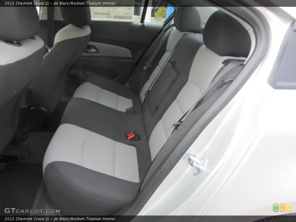 Jet Black/Medium Titanium Interior Rear Seat for the 2013 Chevrolet Cruze LS #77299325