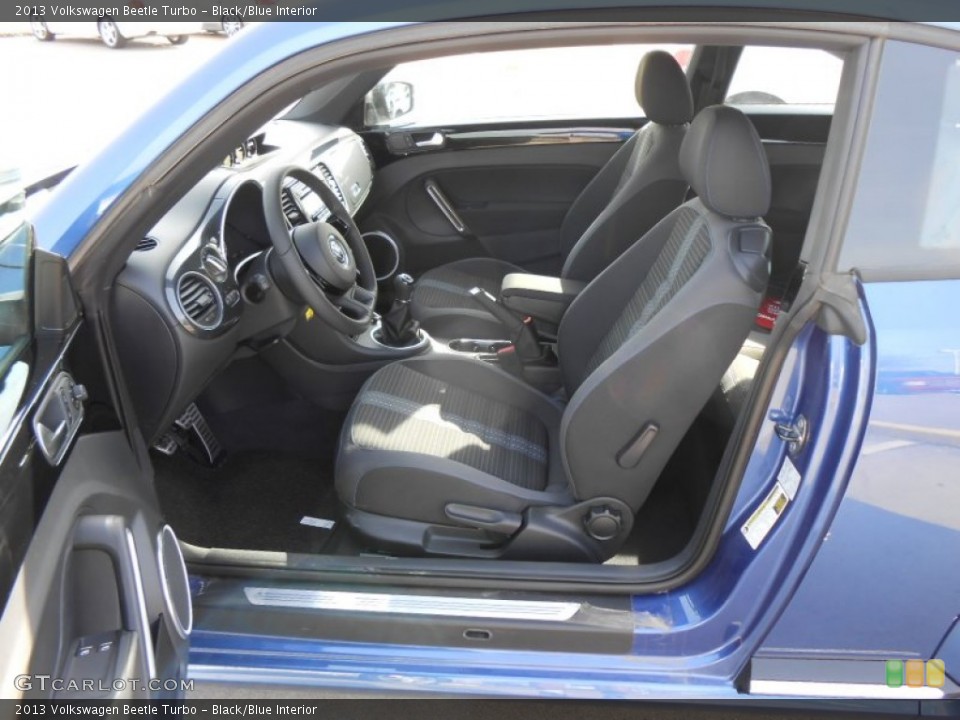 Black/Blue Interior Photo for the 2013 Volkswagen Beetle Turbo #77299845