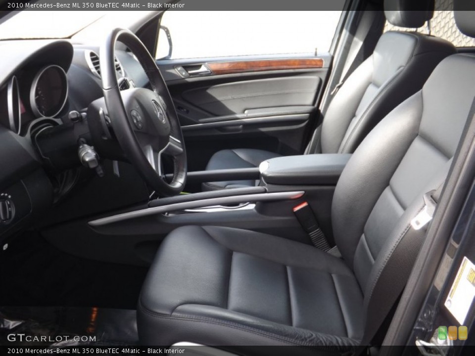 Black Interior Front Seat for the 2010 Mercedes-Benz ML 350 BlueTEC 4Matic #77299869