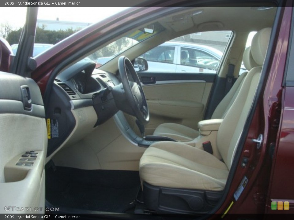 Camel Interior Photo for the 2009 Hyundai Sonata GLS #77300192