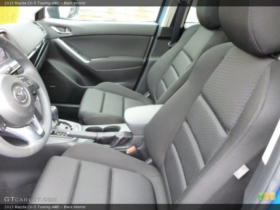 Black Interior Front Seat for the 2013 Mazda CX-5 Touring AWD #77300510