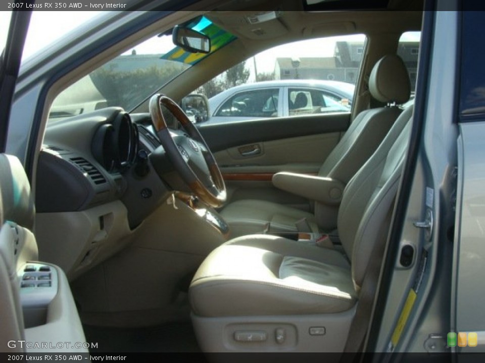 Ivory Interior Photo for the 2007 Lexus RX 350 AWD #77301124