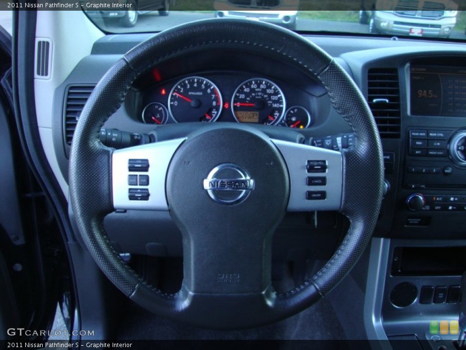 Graphite Interior Steering Wheel for the 2011 Nissan Pathfinder S #77301639