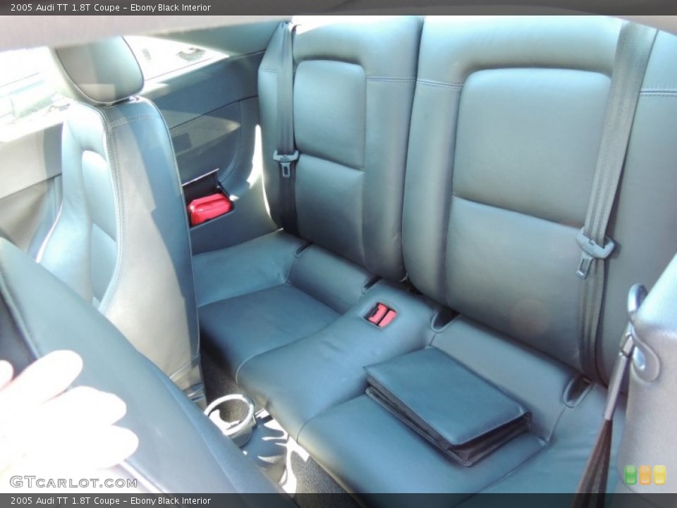 Ebony Black Interior Rear Seat for the 2005 Audi TT 1.8T Coupe #77303147