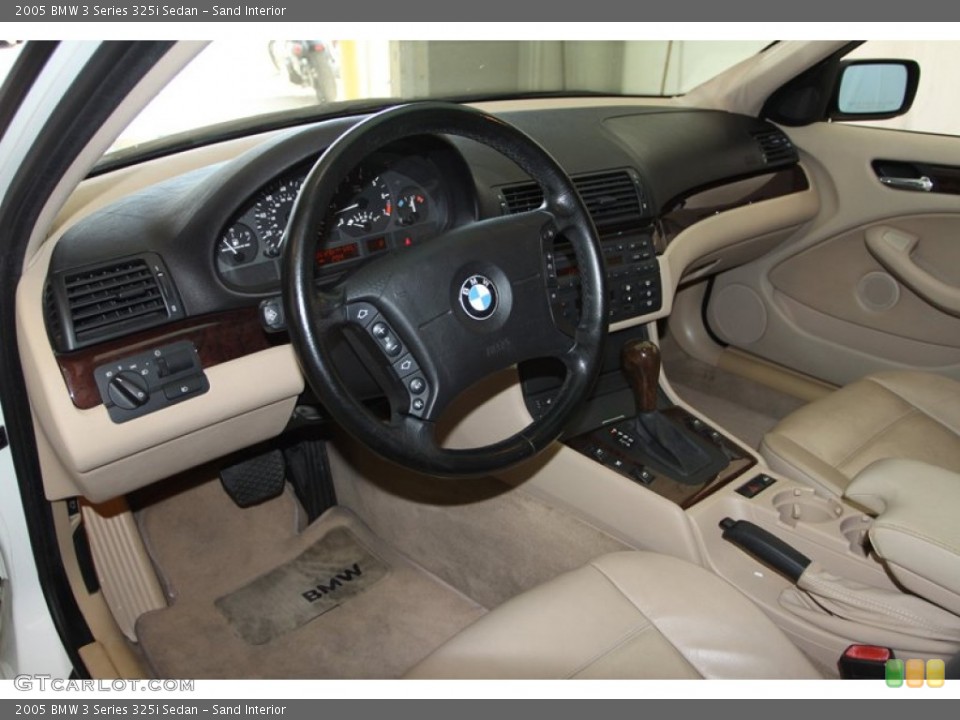 Sand Interior Prime Interior for the 2005 BMW 3 Series 325i Sedan #77304808