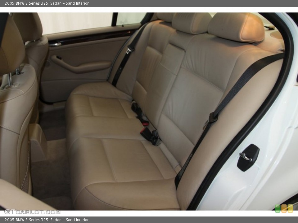 Sand Interior Rear Seat for the 2005 BMW 3 Series 325i Sedan #77304850