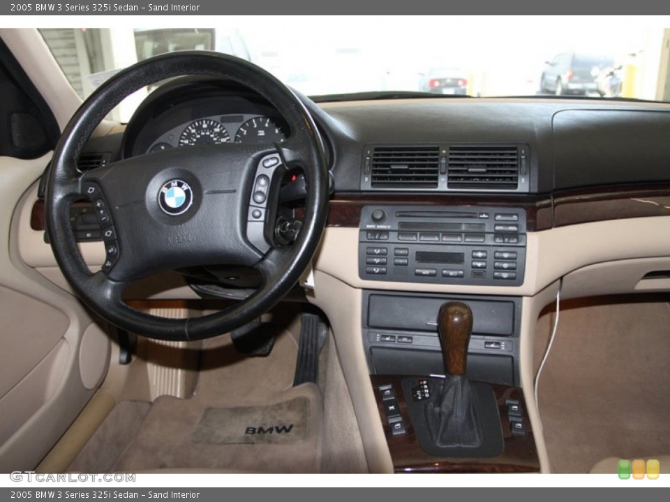 Sand Interior Dashboard for the 2005 BMW 3 Series 325i Sedan #77304894