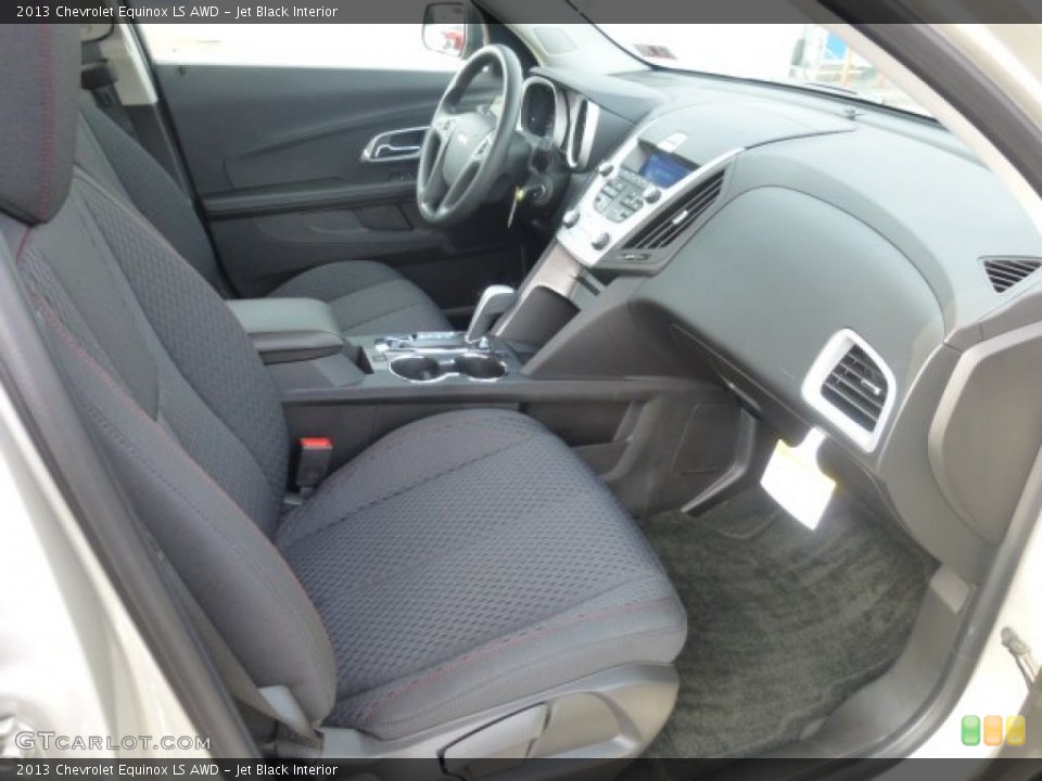 Jet Black Interior Photo for the 2013 Chevrolet Equinox LS AWD #77304989