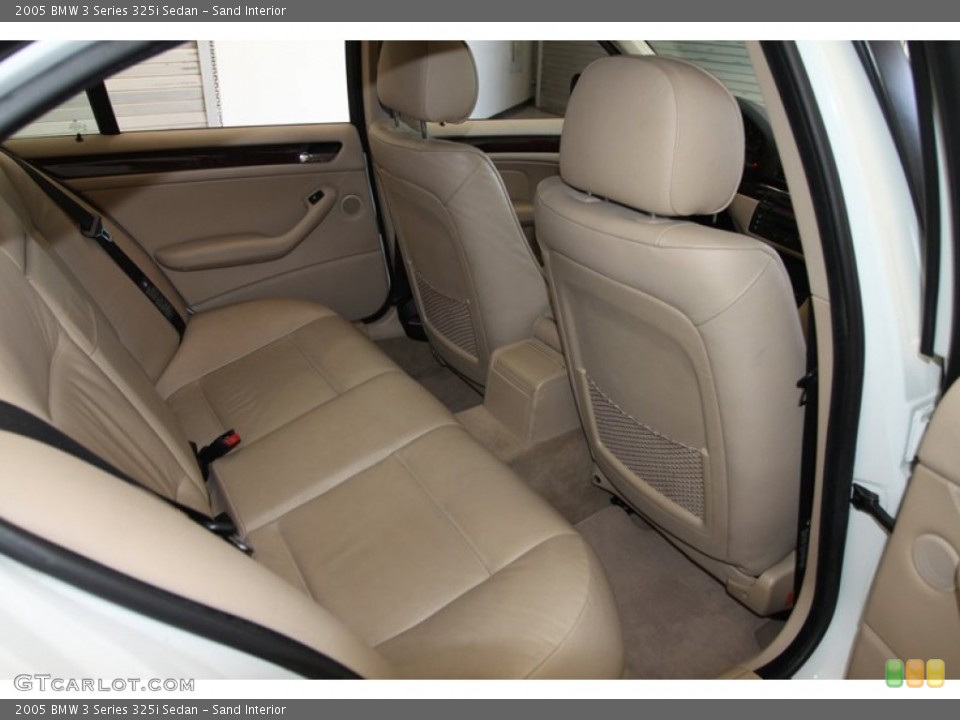 Sand Interior Rear Seat for the 2005 BMW 3 Series 325i Sedan #77305296