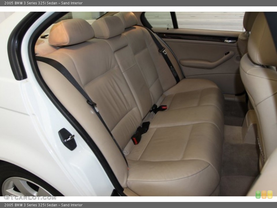 Sand Interior Rear Seat for the 2005 BMW 3 Series 325i Sedan #77305317