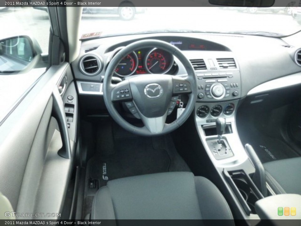 Black Interior Dashboard for the 2011 Mazda MAZDA3 s Sport 4 Door #77306456