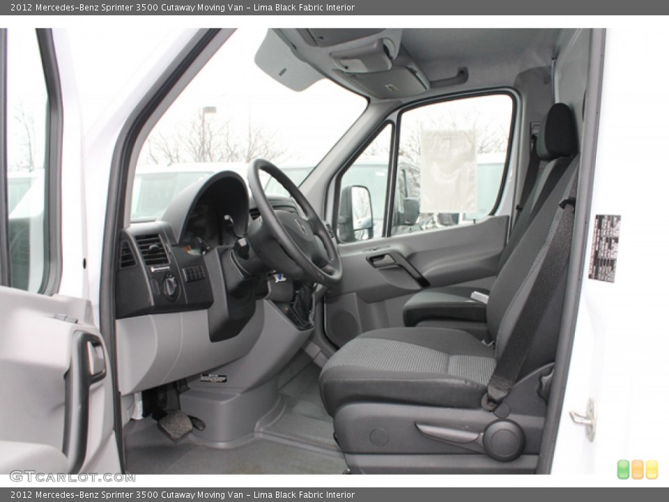 Lima Black Fabric Interior Photo for the 2012 Mercedes-Benz Sprinter 3500 Cutaway Moving Van #77308489