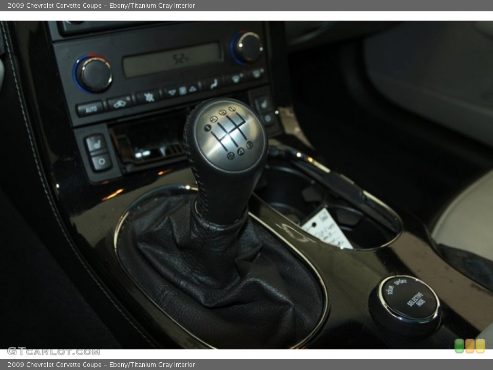 Ebony/Titanium Gray Interior Transmission for the 2009 Chevrolet Corvette Coupe #77308651