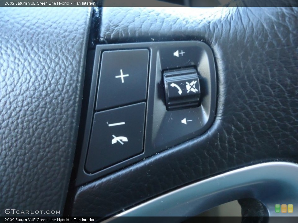 Tan Interior Controls for the 2009 Saturn VUE Green Line Hybrid #77308695