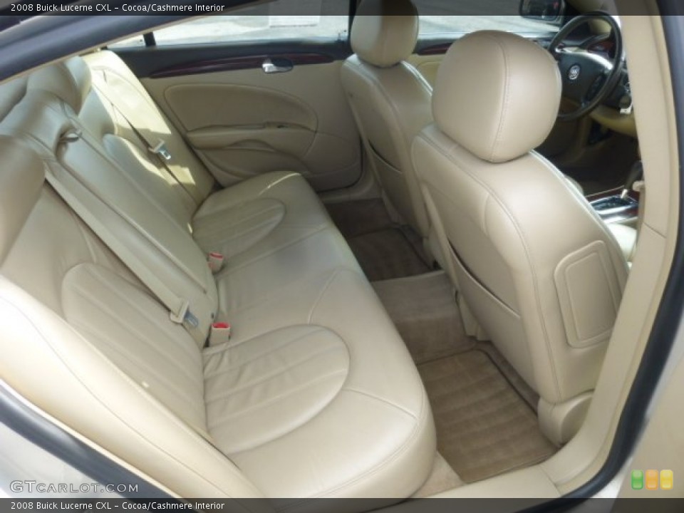 Cocoa/Cashmere Interior Rear Seat for the 2008 Buick Lucerne CXL #77309343