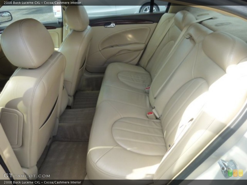 Cocoa/Cashmere Interior Rear Seat for the 2008 Buick Lucerne CXL #77309364